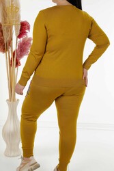 Scuba and Two Yarn Tracksuit Suit Floral Patterned Women's Clothing Manufacturer - 16522 | Real Textile - Thumbnail