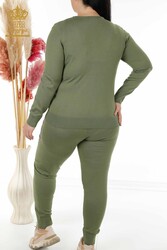 Scuba and Two Yarn Tracksuit Suit Floral Patterned Women's Clothing Manufacturer - 16522 | Real Textile - Thumbnail