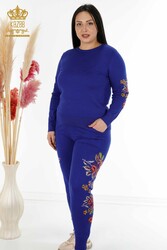 Scuba and Two Yarn Tracksuit Suit Pocket Women's Clothing Manufacturer - 16570 | Real Textile - Thumbnail