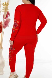 Scuba and Two Yarn Tracksuit Suit Pocket Women's Clothing Manufacturer - 16570 | Real Textile - Thumbnail