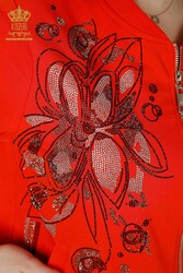 Scuba ve İki İplikten Üretilen Eşofman Takım Çiçek Desenli Kadın Giyim Üreticisi - 17494 | Reel Tekstil - Thumbnail