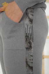 Scuba ve İki İplikten Üretilen Eşofman Takım Kapüşonlu Kadın Giyim Üreticisi - 16669 | Reel Tekstil - Thumbnail