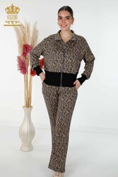 Scuba ve İki İplikten Üretilen Eşofman Takım Karışık Desen Kadın Giyim Üreticisi - 17432 | Reel Tekstil - Thumbnail