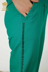 Scuba ve İki İplikten Üretilen Eşofman Takım Kısa Kol Kadın Giyim Üreticisi - 17208 | Reel Tekstil - Thumbnail