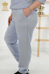 Scuba ve İki İplikten Üretilen Eşofman Takım Kısa Kol Kadın Giyim Üreticisi - 17547 | Reel Tekstil - Thumbnail