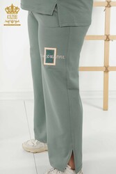 Scuba ve İki İplikten Üretilen Eşofman Takım Kısa Kol Kadın Giyim Üreticisi - 17548 | Reel Tekstil - Thumbnail