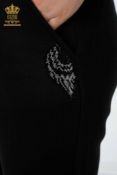 Scuba ve İki İplikten Üretilen Eşofman Takım Melek Kanat Desenli Kadın Giyim Üreticisi - 17466 | Reel Tekstil - Thumbnail