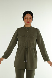 Scuba ve İki İplikten Üretilen Tesettür Eşofman Takım Bel Lastik Detaylı Kadın Giyim Üreticisi - | Reel Tekstil - Thumbnail