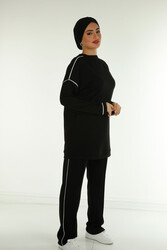 Scuba ve İki İplikten Üretilen Tesettür Eşofman Takım İki Renkli Kadın Giyim Üreticisi - | Reel Tekstil - Thumbnail