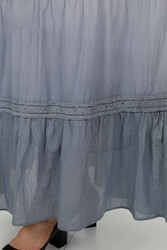 Skirt Made with Cotton Lycra Fabric Women's Clothing Manufacturer - 20442 | Real Textile - Thumbnail