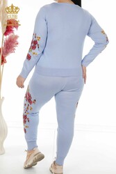 سكوبا واثنين من الغزل بدلة رياضية الجيب الشركة المصنعة للملابس النسائية - 16570 | نسيج حقيقي - Thumbnail