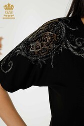 Blusa Producida en Tela Viscosa Con Cuello en V Fabricante de Ropa de Mujer - 79054 | Textiles reales - Thumbnail