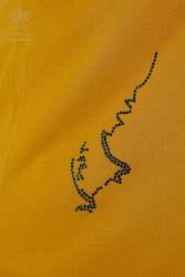 Blusa Confeccionada con Botones de Tela Viscosa Detalle del Fabricante de Ropa de Mujer - 79296 | Textiles reales - Thumbnail