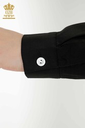 Tasca della camicia Produttore di abbigliamento femminile dettagliato con tessuto in cotone Lycra - 20352 | Tessuto reale - Thumbnail
