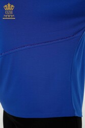Camicetta realizzata in tessuto viscosa ricamato Produttore di abbigliamento femminile - 79051 | Tessuto reale - Thumbnail