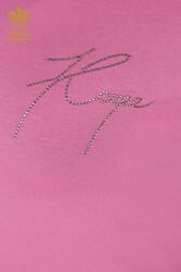 Blusa Prodotta con Tessuto in Viscosa Colletto Ciclismo Abbigliamento Donna - 78918 | Tessuto reale - Thumbnail