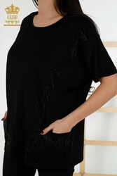 Blouse Made of Viscose Fabric with Two Pockets Women's Clothing Manufacturer - 79293 | Real Textile - Thumbnail