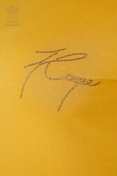 Viskon Kumaş İle Üretilen Bluz Bisiklet Yaka Kadın Giyim - 78918 | Reel Tekstil - Thumbnail