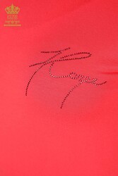 Viskon Kumaş İle Üretilen Bluz Bisiklet Yaka Kadın Giyim - 78918 | Reel Tekstil - Thumbnail