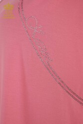 Viskon Kumaş İle Üretilen Bluz Kısa Kol Kadın Giyim - 79295 | Reel Tekstil - Thumbnail