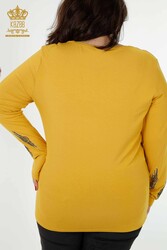 Viskon Kumaş İle Üretilen Bluz Taş İşemeli Kadın Giyim Üreticisi - 79043 | Reel Tekstil - Thumbnail