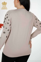 Viskon Kumaş İle Üretilen Bluz V Yaka Kadın Giyim - 79047 | Reel Tekstil - Thumbnail