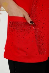 Bluse aus Viskosestoff mit zwei Taschen Hersteller von Damenbekleidung - 79293 | Echtes Textil - Thumbnail