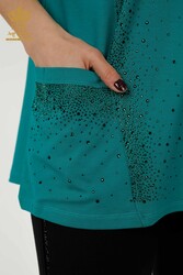 Bluse aus Viskosestoff mit zwei Taschen Hersteller von Damenbekleidung - 79293 | Echtes Textil - Thumbnail