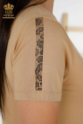 Bluse aus Viskosestoff. Radkragen-Damenbekleidung – 78942 | Echtes Textil - Thumbnail