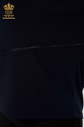 Bluse aus Viskosestoff, bestickter Damenbekleidungshersteller - 79051 | Echtes Textil - Thumbnail