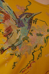 Bluse aus Viskosestoff mit Knöpfen, detaillierter Hersteller von Damenbekleidung – 79296 | Echtes Textil - Thumbnail