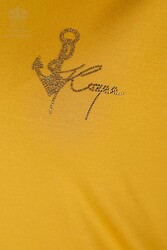 Bluse aus Viskosestoff Kurzarm Damenbekleidung - 78931 | Echtes Textil - Thumbnail