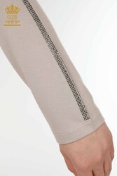 Блуза из вискозной ткани Женская одежда с V-образным вырезом - 79048 | Настоящий текстиль - Thumbnail