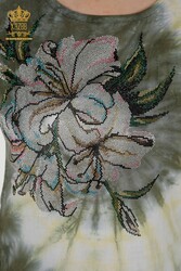 Блузка и велосипедный воротник Производитель женской одежды из вискозной ткани - 79169 | Настоящий текстиль - Thumbnail