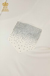 Блузка из вискозной ткани Велосипедный воротник Женская одежда - 79222 | Настоящий текстиль - Thumbnail