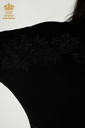 Блуза из вискозной ткани Производитель женской одежды с вышивкой - 79051 | Настоящий текстиль - Thumbnail